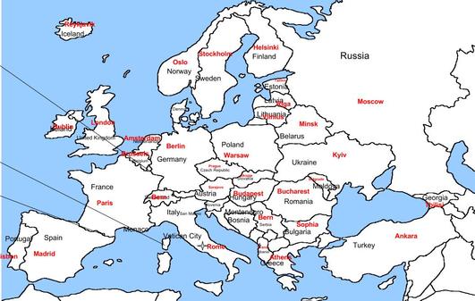 Europe Map ?531